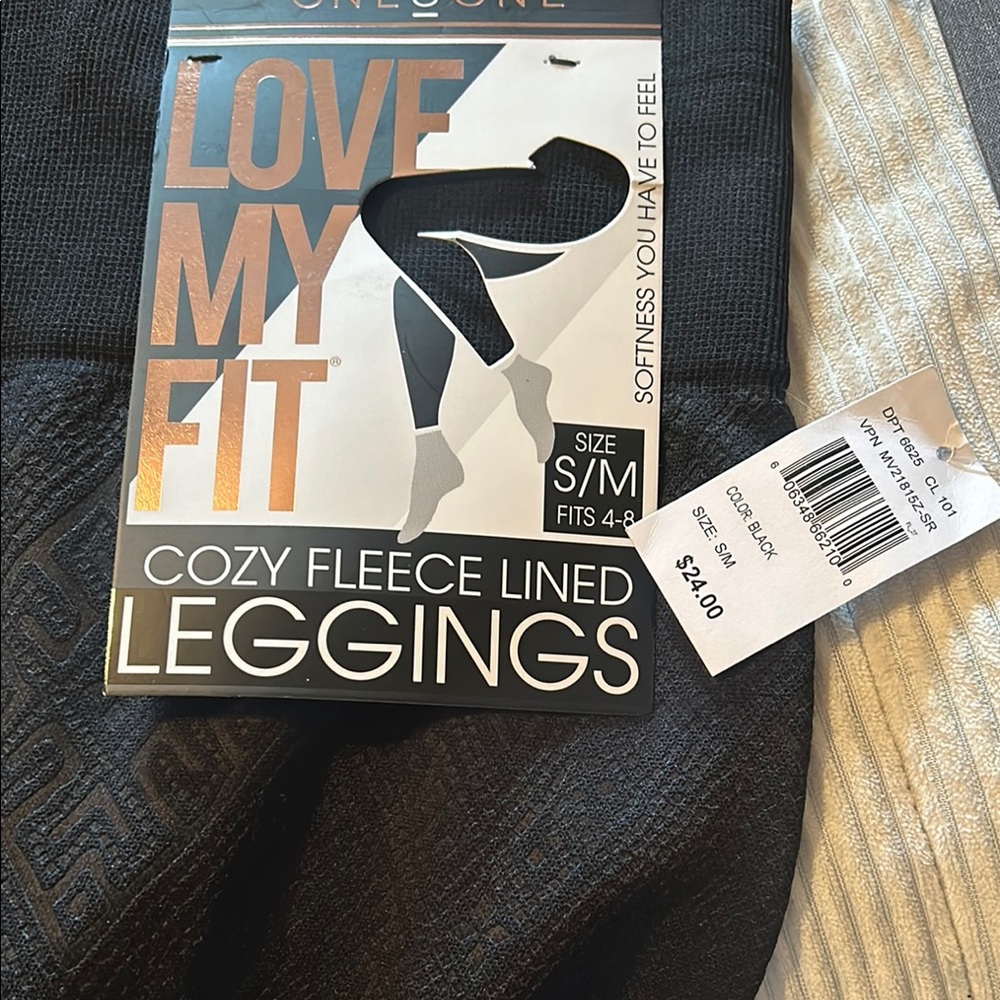 Black Cozy Fleece Lined Leggings